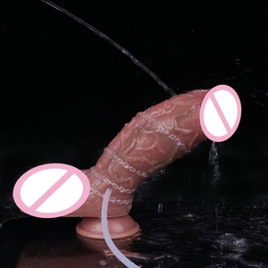 Lifelike Squirting Penis With Sucker Intimate Chain Silicone Large Realistic Ejaculation <b>Dildo</b> Sex Toy for Women Massage - Product Image 5