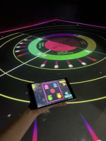 Système de jeu interactif de projection au sol, jeu de sol à détection de mouvement pour lieux commerciaux