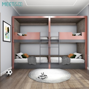 Lits superposés modernes en bois pour adultes, cabines de couchage pleine grandeur inspirées des capsules spatiales pour hôtels, appartements, hôpitaux, écoles - Product Image 4