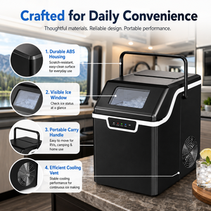New Style in Stock Portable <b>Ice</b> <b>Maker</b> Machine Automatic Household Mini Home <b>Ice</b> <b>Maker</b> <b>Ice</b> Making Machine With Portable Fast <b>Ice</b> - Product Image 3