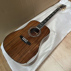 Guitarra Acústica de Alta Calidad de 41 Pulgadas, Madera de Koa Sólida, Guitarra Hecha a Mano, Réplica de Martine D45, Adecuada para Presentaciones - Product Image 2