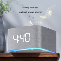 Nouvelle machine à bruit blanc intelligente pour le sommeil, haut-parleur avec lumière respirante RVB, machine sonore d'aide au sommeil