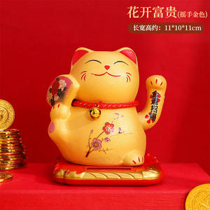 2021 nuovo gatto fortunato in ceramica Maneki Neko gatto fortunato gatto in ceramica fatto a mano turco in ceramica - Product Image 3