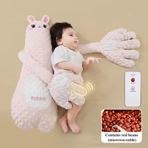 Popolare Cuscino Comfort Anti-Sobbalzo per Neonati Riscaldato e Calmante a Forma di Palma Peluche Elettronico Giocattolo per la Nanna - Product Image 4