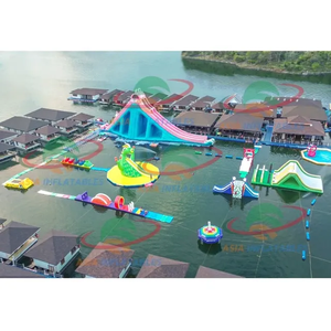 <span class=keywords><strong>Parque</strong></span> Acuático Inflable Comercial en el Mar, <span class=keywords><strong>Parque</strong></span> <span class=keywords><strong>de</strong></span> <span class=keywords><strong>Atracciones</strong></span> Acuáticas Flotante Inflable, Equipo <span class=keywords><strong>de</strong></span> Juegos, Certificado TUV CE - Product Image 1