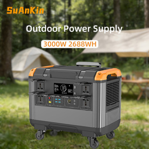 <span class=keywords><strong>Station</strong></span> d'alimentation multifonction OEM 3000W avec support de charge rapide, système de stockage d'énergie solaire, portable pour l'extérieur et la charge rapide - Product Image 2