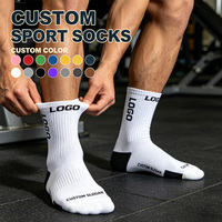 Chaussettes de course XY en tricot, logo de marque personnalisé, chaussettes pour hommes, chaussettes de sport en coton jacquard