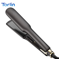 Plancha de Pelo Eléctrica Torlin con Calentamiento PTC, LED, Temperatura Máxima 210°C, Calentamiento Rápido, Placas de Temperatura Constante, Control Digital, para Uso Doméstico y en Autocaravanas