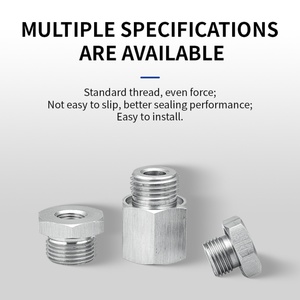 Mechanical Hand Vacuum Suction Cup Adapter with G1/4 G1/<b>8</b> G3/<b>8</b> Threads and Metal Fittings (Aluminum <b>Iron</b> Nickel Plating) - Product Image 6