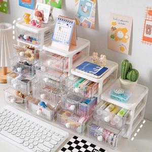 <span class=keywords><strong>Mini</strong></span> tiroirs de rangement de bureau à 3 couches pour bijoux, cosmétiques, organisateur d'armoire en <span class=keywords><strong>plastique</strong></span> pour le salon, la chambre à coucher - Product Image 5