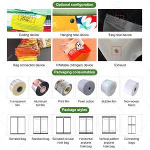 Automatic <b>Food</b> <b>Wrapping</b> Packaging Machine for Bags Pouches Restaurant Napkins - Product Image 5