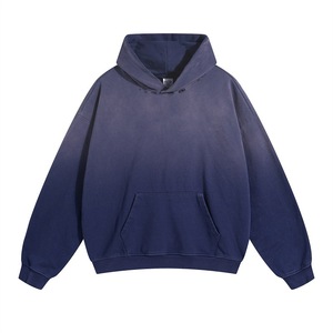Sudadera Personalizada de Algodón Grueso de 450 g/m², Sudadera con Capucha de Dos Tonos para Hombre, de Alta Calidad, Lisa, Lavada, Estilo Vintage Desteñido, Esencial - Product Image 5