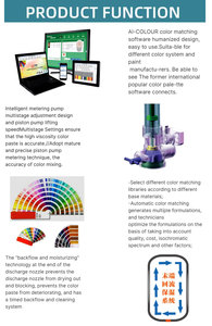 Soruda Automatic <b>Paint</b> Mixing Machine <b>Paint</b> Matching Machine 50L with Digital Control Panel For Industrial Use - Product Image 4