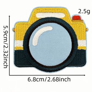Neues Bügeleisen auf verschiedenen Cartoon-Kamera-Patch für die Dekoration von Kleider taschen - Product Image 6