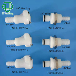 Acoplamientos rápidos de plástico POM de la serie L de Jiyou, conectores hembra de 6-10 mm de conexión rápida para plomería - Product Image 3