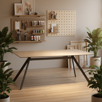 Vente directe usine – Table à manger en céramique de luxe moderne, sectionnelle, extensible, design à bord fin, extensible et fluide, mobilier de maison