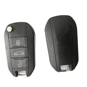 Clé de <span class=keywords><strong>Voiture</strong></span> Télécommande Pliable 3 Boutons 433MHz avec Puce 4A HITAG AES pour Peugeot Expert 308 3008 2016+ & Citroën <span class=keywords><strong>C4</strong></span> Cactus 2014- HU83 - Product Image 6