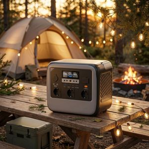 Station d'alimentation portable 1200W, générateur solaire 1280Wh, onde sinusoïdale pure, alimentation de secours extérieure, charge rapide MPPT - Product Image 1