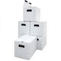 Bacs de rangement rectangulaires en plastique Sonahomo, écologiques, imperméables, résistants aux UV, avec couvercles et poignées, 38qt, pour l'organisation domestique