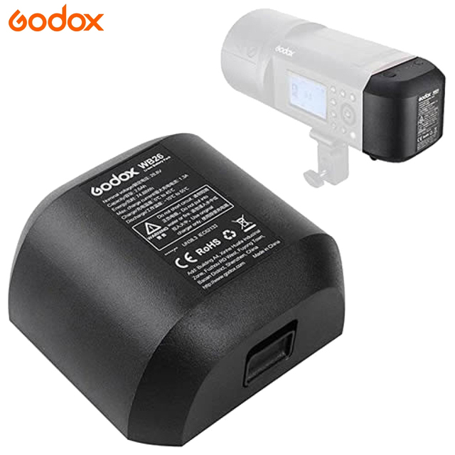 Flash Photographic Accessory Wb26 Rechargeable Lithium-ion Battery Pack For Ad600pro Flash 28.8v 2600mah