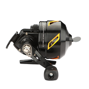 Carrete <span class=keywords><strong>de</strong></span> pesca <span class=keywords><strong>de</strong></span> caña <span class=keywords><strong>de</strong></span> pescar, línea interna <span class=keywords><strong>de</strong></span> tiro, con cierre integrado, con tirachinas y lazo cruzado - Product Image 5