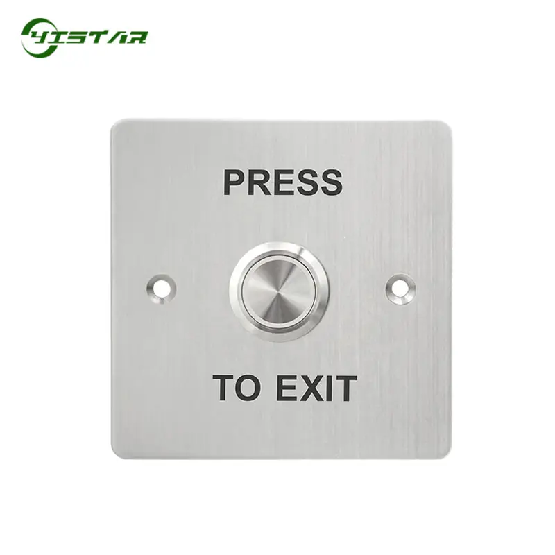 12V Tombol Keluar NC/Tidak/COM Metal Exit Push Rilis Tombol Switch untuk Sistem Kontrol Akses Pintu pintu Rilis Tombol Keluar