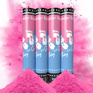 Canon à Confettis Manuels Révélation du Sexe Garçon Fille pour Mariage Anniversaire Baby Shower Festival Célébration Décoration - Product Image 3