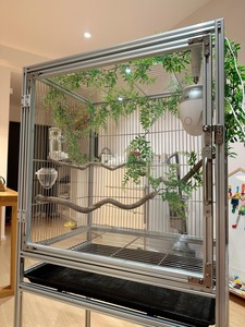 Hot Selling <strong>Extra</strong> <strong>Large</strong> Bird <strong>Cage</strong> Outdoor Aluminum Alloy Display <strong>Parrot</strong> Bird <strong>Cage</strong> - Product Image 2