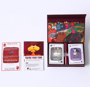 เกมกระดานพกพาภาษาสเปน YY Exploding Kittens สำหรับครอบครัว ผู้ใหญ่ เด็ก เกมไพ่ - Product Image 3