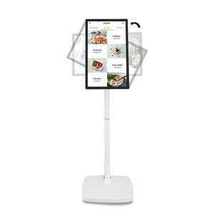 21.5 Inch Portable Rotatable Touch <b>Screen</b> Floor Standing Smart Rotating <b>Screen</b> Tv 4+64 With 13MP Camera for Business and Display - Product Image 1