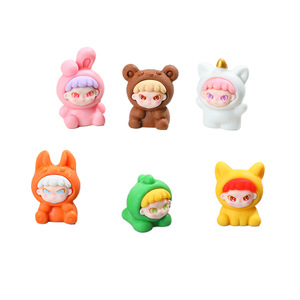 Figuras Miniatura de Resina de Animales de Dibujos Animados Lindos, Hechas a Mano, Artesanía DIY, Decoración Coleccionable, Primavera 2026, Origen Yiwu - Product Image 5