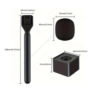 Soporte de Micrófono de Mano Proins al por Mayor para Adaptador Inalámbrico, Vlogging, Entrevistas, Podcasts y Reportajes - Product Image 5