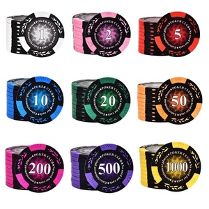 High Quality Wholesale Personalize Logo Ceramic ABS Clay <strong>Poker</strong> <strong>Chips</strong> Ceramic <strong>Poker</strong> <strong>Chips</strong> For Promotion Game - Product Image 1
