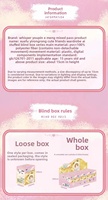 Nouvelle Boîte Mystère Originale Xue Fu Rong Rong Closet Ai en Vinyle et Peluche, Boîte Surprise Kawaii, Poupée à Habiller, Porte-clés en Peluche, Cadeau en Gros