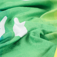 Serviette de sport en microfibre personnalisée fourmi tissu imprimé absorbant l'eau antibactérien extérieur serviette de bain de plage pour l'été