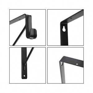 WEKIS Metal Wall Plant <b>Bracket</b> <b>Hanging</b> Decorative Plant Hanger for Bird Feeders Planters Lanterns Wind Chimes - Product Image 5