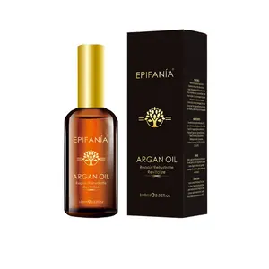 Óleo de argan para tratamento de cabelos, tipo de óleo para tratamento de cabelos danificados, rótulo privado, puro, marrocos