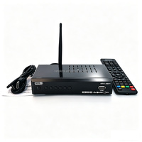 جهاز استقبال أقمار صناعية OMOVO TV عالي الدقة 1080P مع غلاف بلاستيكي ومعدني، يدعم DVB-S2 وH.265 وMultistream مع شريحة GX6605H