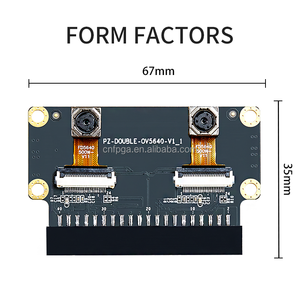 PuZhi PZ5640-D 듀얼 렌즈 쌍안 카메라 모듈 FPGA OV5640 연장 보드 - Product Image 3