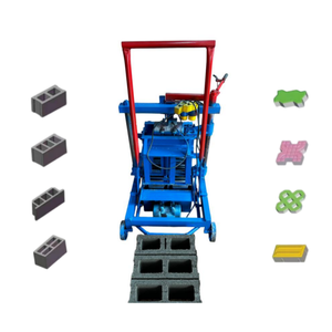 Hot Sale High Efficiency 2-45 Mobile <b>Cement</b> Brick Machine Low Power Household Brick Maker One-year Warranty - Product Image 1