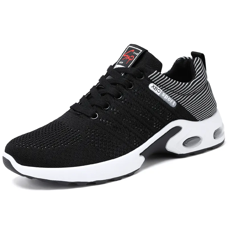 Zapatos atléticos para hombre de bajo precio, zapatillas informales de malla de tenis planas bajas, zapatillas de deporte para hombre, zapatos de moda para hombre