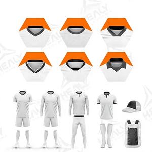 Uniforme de Fútbol Personalizado de Alta Calidad con Logotipo y Nombre del Equipo, Color Personalizado, Impresión por Transferencia de Calor, Ropa Deportiva de Secado Rápido para Exteriores - Product Image 1