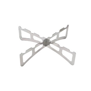 Grille de cuisson vapeur en acier inoxydable, forme irrégulière, 50g, pour cuisine, camping, cuisson en extérieur - Product Image 5