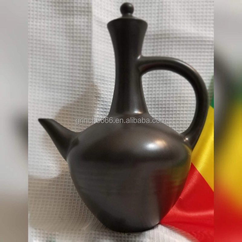 陶器エチオピアコーヒーポットJebenaセラミックコーヒーポット