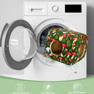 Cama Pequeña para Hámster o Cobaya, de Esponja Gruesa, Diseño Rectangular con Estampado, Lavable, Cómoda, de Lujo para Invierno - Product Image 5