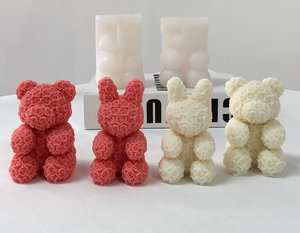 <span class=keywords><strong>Molde</strong></span> 3D de oso de peluche Fondant, decoración de pastel de silicona, <span class=keywords><strong>molde</strong></span> de Animal de <span class=keywords><strong>Chocolate</strong></span>, oso de peluche, jabón, arcilla de resina, <span class=keywords><strong>molde</strong></span> de aromaterapia - Product Image 2