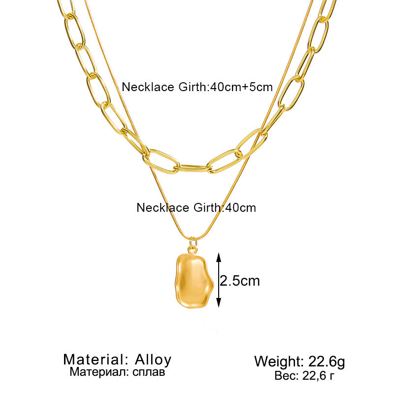 Gold Irregular Pendant
