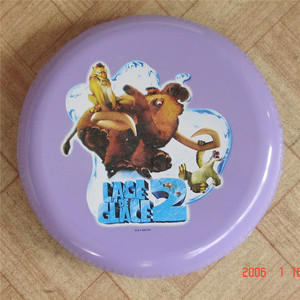 Disque volant gonflable Milka violet en PVC, jouet pour enfants, jeux en plein air - Product Image 2