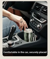 Mug de voyage isotherme à double paroi en titane avec sangle de transport, portable pour femmes