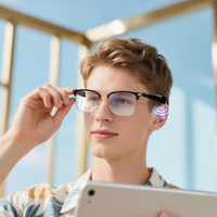 Lunettes Intelligentes IA Décontractées pour Hommes et Femmes, Tendance, Protection UV, Sans Fil, pour Lecture Musicale, Fonctionnalités de Traduction, Cyclisme